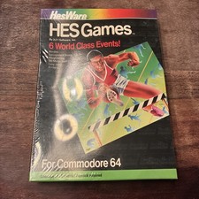 NIB HESGames 6 World Class Events Disk based C64/128 HesWare 1984 picture