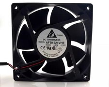 DELTA AFB1224VHE DC24V 0.57A 12038 12CM 2-Wire Inverter Cooling Fan picture