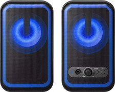Insignia- 2.0 Bluetooth Computer Speakers with RGB Lighting (2-Piece) - Black picture