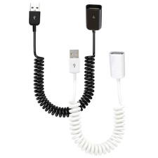 1M Spring Telescopic Extension Wire Cord For Charging Data Transmission picture