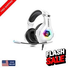 Adjustable Over-Ear Gaming Headset with Dynamic Drivers and RGB Light Effects picture