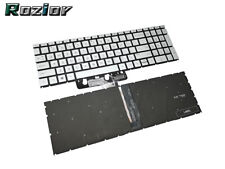 HP 17z-cp000 17z-cp100 17z-cp200 17-cpxxxx Notebook Backlit Keyboard US Silver picture