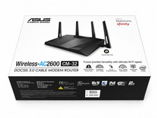 Pre-owned ASUS Wireless-AC2600 CM-32 (DOCSIS 3.0 cable modem router) picture