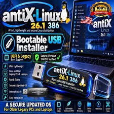antiX Linux 26.1 i386 Bootable USB Full Installer | Legacy | Latest Version | picture