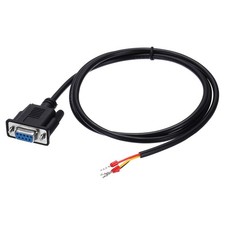 22AWG DB9 Female to 235 Bare Wire with 3 Wiring Terminals,3.3 ft picture