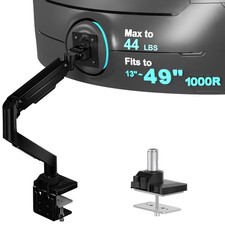 WALI Heavy Duty Single Monitor Arm for 13-49 inch 1000R Curved Screens, up to... picture