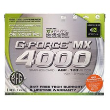 Untested Vintage BFG Technologies Nvidia Geforce MX 4000 Retro Graphics Card picture