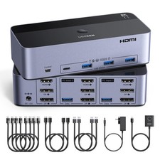 UGREEN 8K HDMI Displayport KVM Switch 3 Monitors 2 Computers picture