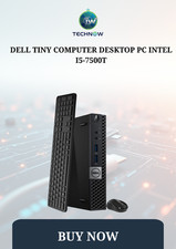 Dell Tiny Computer Desktop PC Intel i5-7500T 32GB Ram 2TB SSD WiFi Windows 11 Pr picture