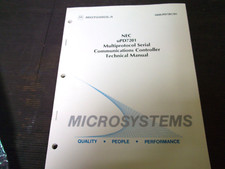 UPD7201 VME USER MANUAL FOR M68UPD7201/D1 MOTOROLA MICROSYSTEMS RARE LAST ONES picture