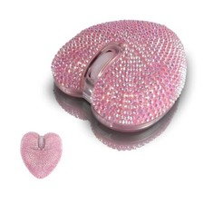 Stylish Heart-Shaped Wireless Bluetooth Mouse – Rechargeable, Silent, RGB picture