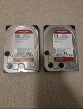 Pair Of Western Digital Red 6TB NAS SATA Hard Drives (WD60EFAX) picture