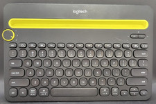 Logitech K480 Bluetooth Wireless Black Mini Multi-Device Keyboard Mac Windows picture