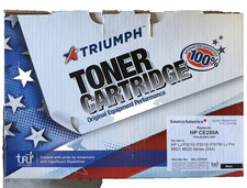 Triumph works with HP 55A CE255A Black Toner Cartridge - Brand New picture