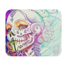 Sugar skull Mouse Pad picture
