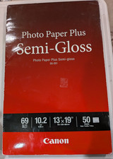 Canon SG-201 Photo Paper Plus Semi-Gloss 13x19 A3+ 50 Sheets New Sealed picture