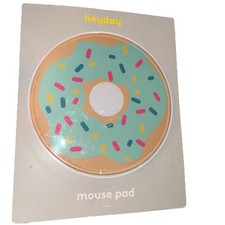 Heyday Sprinkled Donut Mousepad Desk Accessory Office NEW picture