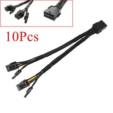 10Pcs 22cm GPU 8 Pin Female To Dual 2X 8 (6+2) Pin Male PCI Express Power Cable picture