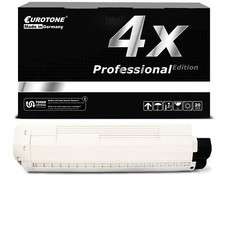 4X Eurotone Pro Toner Black For Oki Es-8430-Dn picture