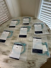 7 Belden OM3 Fiber Patch Cables SC to SC Duplex 2m Aqua 10Gb 50/125 OFNR USA NEW picture