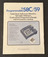 Programmable TI 58C/59 Solid State Software Libraries & Accessories Catalog picture