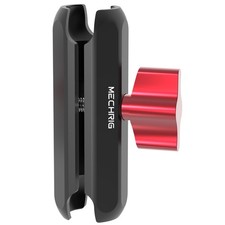 Mechrig Double Socket Arm, Aluminum Alloy Extension Medium Arm Medium, Black picture