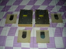Lot of 2 Vintage Plextor PX-43CS SCSI CD-ROM Caddy Drives + 4 Caddies Used picture