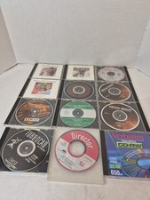Vintage Lot Of 12 PC CD-ROM Virtual Reality World Atlas Police Call UFO Etc picture