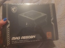 MSI MAG A550BN 550W 80Plus Bronze ATX Gaming Power Supply picture