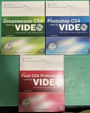 Adobe CS4 Photoshop Dreamweaver & Flash Certified Adobe Courseware Learn Video picture