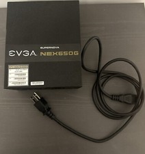 EVGA NEX650G ATX Desktop Power Supply Includes Cable Mod Cables (red & Black) picture