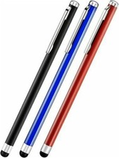 Insignia - Stylus Pen [3 Pack] Universal Capacitive Touch Black, Red, Blue picture