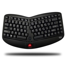 ADESSO WKB-3150UB Tru-Form Media 3150 2.4 Ghz Wireless Ergo Trackball Keyboard picture