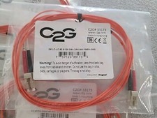 Cables 2 Go C2G 6.6ft (2m) LC-LC Duplex Multimode PVC Fiber Optic Data Cable picture