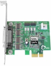 SIIG CyberPro CyberSerial 4S PCIe x1 Serial card JJ-E40011-S3 picture