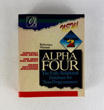 ALPHA FOUR Version 2 Reference Manual – Relational Database – Non-Programmers picture