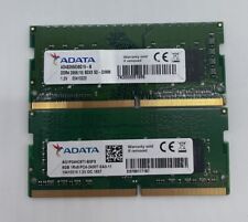 Lot of 2 Adata 8GB 1Rx8 DDR4 pc4-2400t/ ddr4 2666 picture