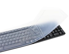 Clear Silicone Keyboard Cover Skin for Standard 104/107 keys keyboard, picture