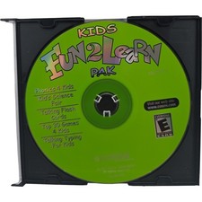 Kids Fun2Learn Pak 2000 PC CD ROM Learning Games Cosmi Corporation Tested picture