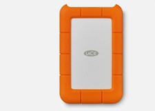 2 Used LaCie Rugged 5TB External Hard Drive USBC USB 30 Portable Orange G2U picture