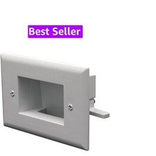 Electronics Easy-Mount Recessed Low Voltage Cable Wall Plate picture