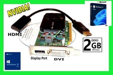 HDMI DVI Display-Port✔️2GB✔️Windows 11 Video GAME Card✔️SFF✔️PCI-E x16 2.0 K620 picture