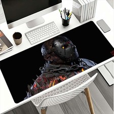 1 Friday 13th Jason Mask Mouse Pad - Suitable for Gamers and Office Use, Durab picture