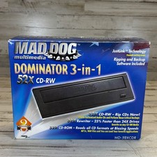 Mad Dog Multimedia Dominator 3-in-1 52X CD-RW Drive MD-52XCDR IDE Boxed picture