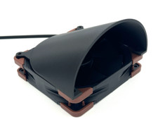 140mm RIGHT ANGLE Computer FAN DUCT Case Fan Shroud  Mod for Cooling CPU VRMs picture