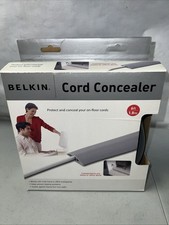 Belkin Cord Concealer 6ft 1.8m Floor Cable Cover Wire Management Raceway picture