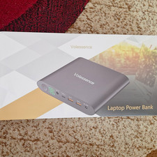 Volessence USB-C Laptop Power Bank 92.5Wh 25000mAh Charger, Gray picture