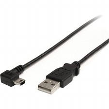 StarTech.com 3 ft. (0.9 m) Right Angle USB to Mini USB Cable - USB 2.0 A to Righ picture