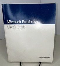 VTG Microsoft Paintbrush User's Guide BookVersion 4.0 1989 picture