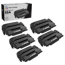 LD Products Replacements for HP 55A 55 CE255A CE255 Toner Cartridge (5PK) picture